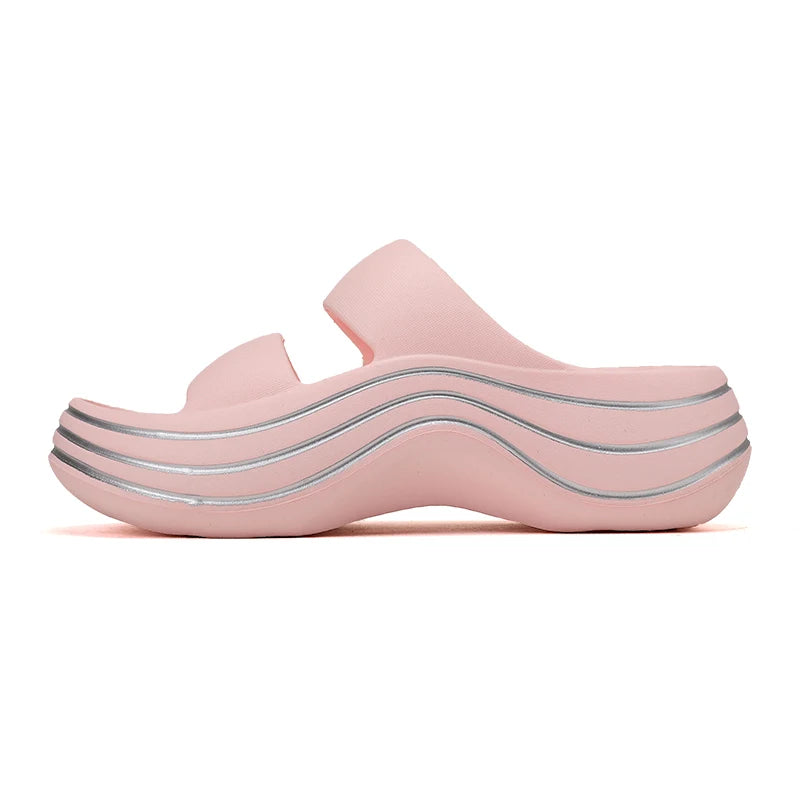 Elegant Thick Platform Non-Slip Women's Slippers
